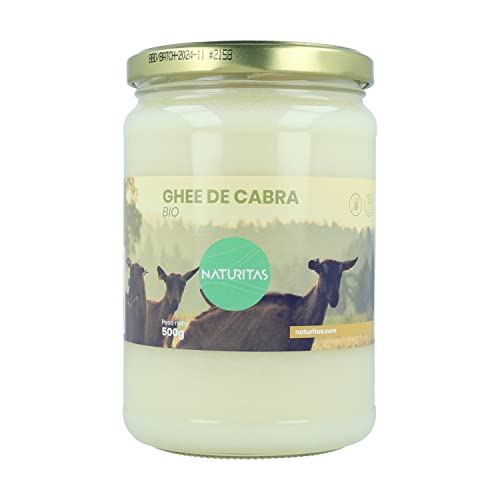 Ghee de Cabra Bio Naturitas Essentials 500 g | Mantequilla...