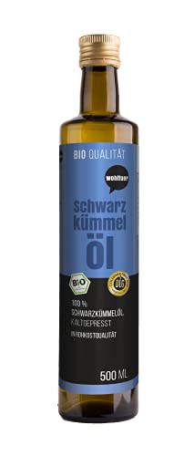 Wohltuer Bio Schwarzkümmel - Aceite prensado en frío (500...