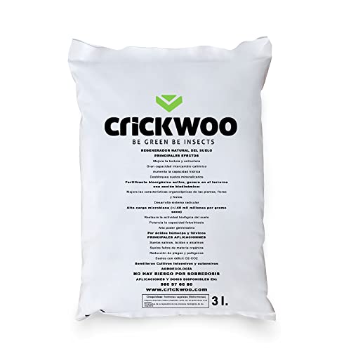 Crickwoo - Humus de Lombriz para Plantas Puro. El Mejor...
