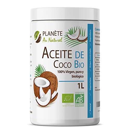Aceite de Coco Virgen Orgánico 1 L - PRENSADO EN FRIO