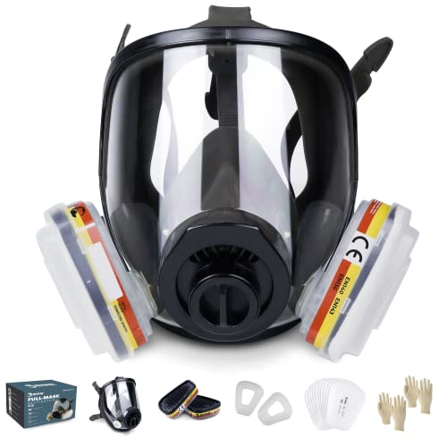 Máscara de Gas Completa Respirador RHINO RH-7011...