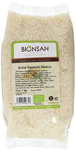 arroz Basmati orgánico bien valorado