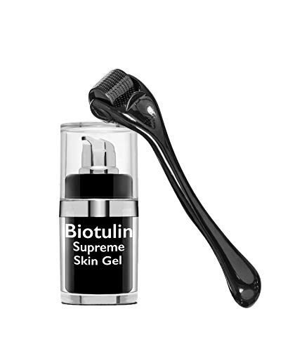 Biotulin Supreme Skin Gel (15ml) + Dermaroller 0.5mm - Serum...