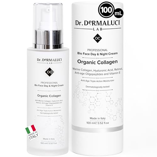 Bio Crema Facial Hidratante Colágeno Marino, Retinol,...