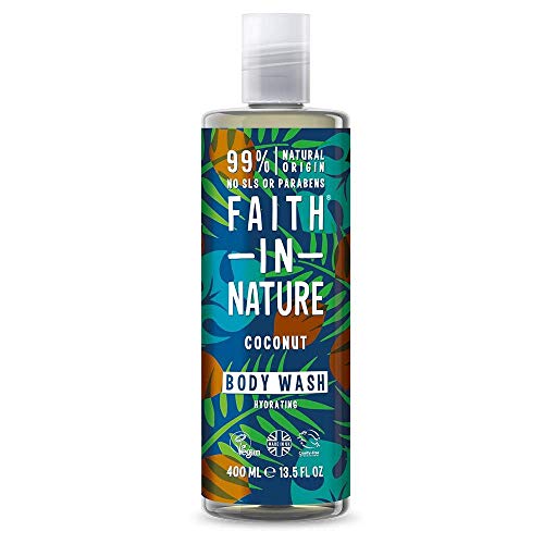 Faith in Nature Gel de Baño Natural de Coco, Hidratante,...