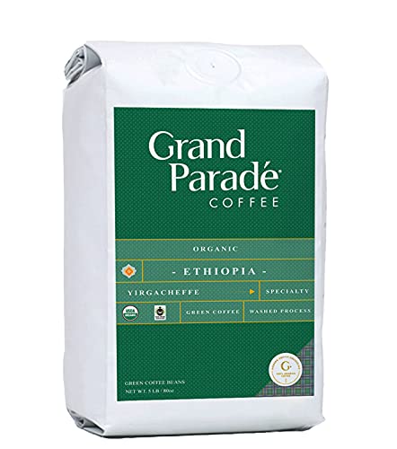 Grand Parade Coffee, 5 libras de granos de café verdes sin...