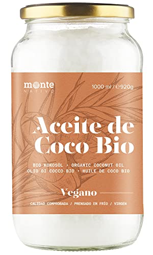 Aceite de Coco Orgánico de MonteNativo - 1000ml (1 litro)...