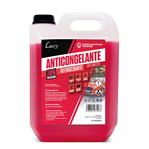 MUNTRADE Anticongelante Coche Orgánico Long Life, 30%, 5L -...
