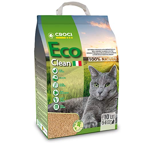 Croci Eco Clean Litter 10 L - Arena Aglomerante Para Gatos,...