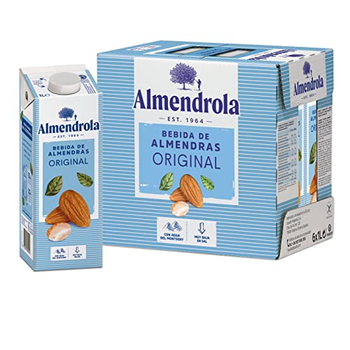 Almendrola Bebida Vegetal de Almendras, 6 x 1L