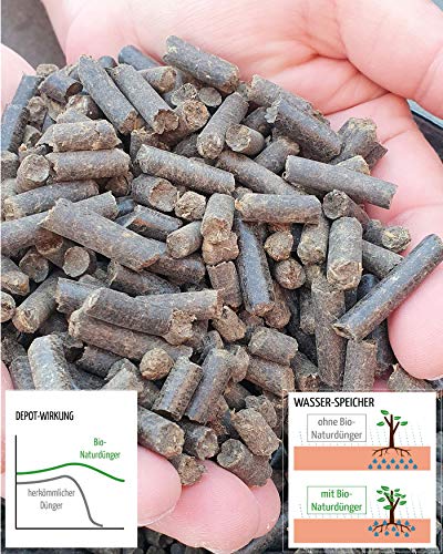 Imagen de pruebas de abono orgánico en pellets