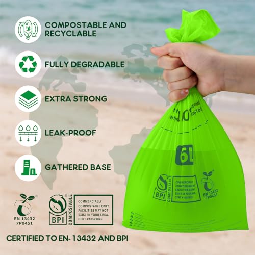Poniendo a prueba bolsas de basura biodegradables