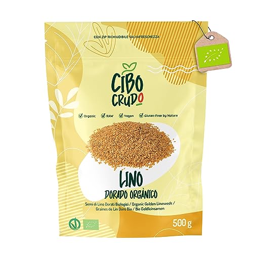 Semillas de Lino Dorado Orgánicas - 500g. Semillas de...